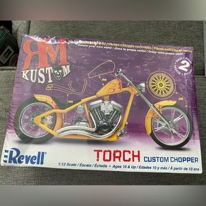 Revell torch, custom chopper new in box,  1:2 scale vintage model kit
